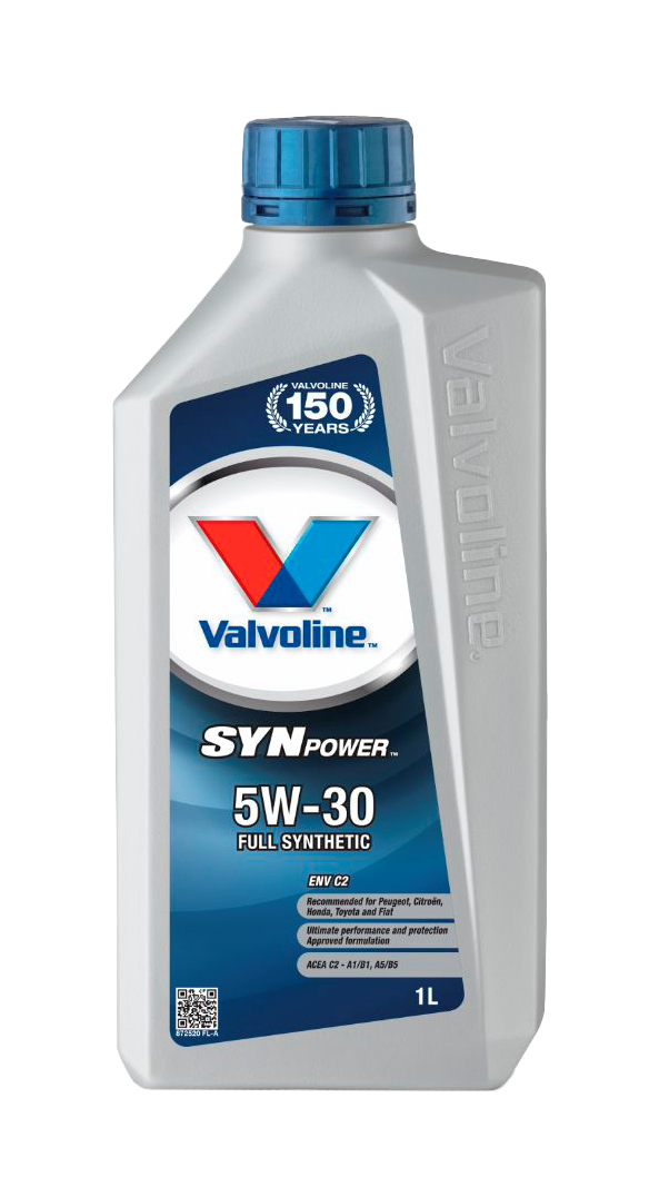 Моторное масло Valvoline SynPower ENV C2 5w30, 1л
